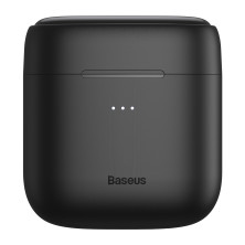 Бездротові Bluetooth навушники Baseus Encok TWS W06 з функцією бездротової зарядки Qi Чорний