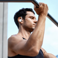 Бездротові Bluetooth навушники Baseus Encok TWS W17 з функцією бездротової зарядки Qi Білий