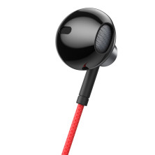 Наушники Baseus Encok H19 Wired Earphone 3.5mm Красный