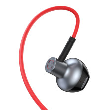 Наушники Baseus Encok H19 Wired Earphone 3.5mm Красный