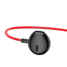 Наушники Baseus Encok H19 Wired Earphone 3.5mm Красный