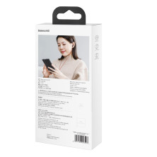 Наушники Baseus Encok H19 Wired Earphone 3.5mm Красный