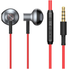 Навушники Baseus Encok H19 Wired Earphone 3.5mm Червоний