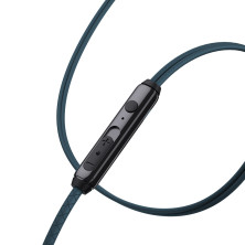 Наушники Baseus Encok H19 Wired Earphone 3.5mm Синий