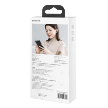 Наушники Baseus Encok H19 Wired Earphone 3.5mm Синий