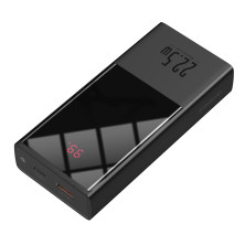 УМБ Baseus Super Mini 20000mAh 22.5W 5A з технологією QC3.0 + PD3.0 + Кабель USB to Type-C Чорний