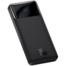 УМБ Baseus Bipow Digital Display 10000mAh 15W 3A 2USB + Type-C Чорний