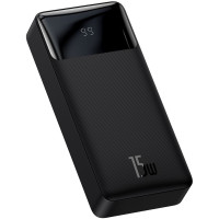 УМБ Baseus Bipow Digital Display 20000mAh 15W 3A 2USB + Type-C Чорний