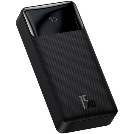 УМБ Baseus Bipow Digital Display 20000mAh 15W 3A 2USB + Type-C Чорний