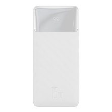 УМБ Baseus Bipow Digital Display 30000mAh 15W 3A 2USB + Type-C Білий