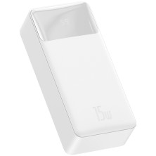 УМБ Baseus Bipow Digital Display 30000mAh 15W 3A 2USB + Type-C Білий
