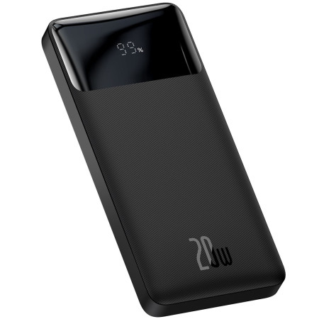 УМБ Baseus Bipow Digital Display 10000mAh 20W 3A с технологией QC3.0+PD3.0 2USB+Type-C + Кабель USB to Micro USB Черный
