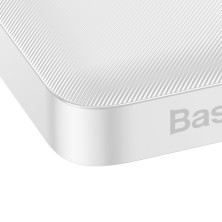 УМБ Baseus Bipow Digital Display 10000mAh 20W 3A с технологией QC3.0+PD3.0 2USB+Type-C + Кабель USB to Micro USB Белый
