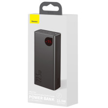 УМБ Baseus Adaman Metal Digital Display 30000mAh 22.5W 5A с технологией QC3.0+PD3.0 2USB+Type-C + Кабель USB to Type-C Черный