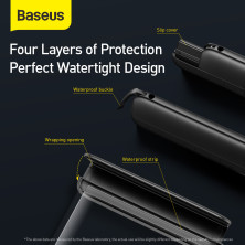 Водонепроникний чохол Baseus Let's go Slip Cover Waterproof Bag Чорний-Жовтий