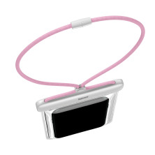 Водонепроницаемый чехол Baseus Let's go Slip Cover Waterproof Bag Белый-Розовый