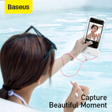 Водонепроницаемый чехол Baseus Let's go Slip Cover Waterproof Bag Белый-Розовый