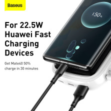 УМБ Baseus Q Pow 20000mAh 20W 5A з технологією QC3.0+PD3.0 та iP кабелем 20W Білий