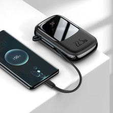 УМБ Baseus Q Pow 20000mAh 22.5W 5A з технологією QC3.0+PD3.0 та Type-C кабелем 22.5W Чорний