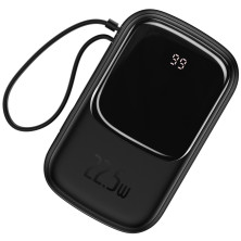 УМБ Baseus Q Pow 20000mAh 22.5W 5A з технологією QC3.0+PD3.0 та Type-C кабелем 22.5W Чорний