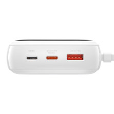 УМБ Baseus Q Pow 20000mAh 22.5W 5A з технологією QC3.0+PD3.0 та Type-C кабелем 22.5W Білий