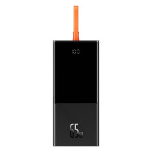 УМБ Baseus Elf Digital Display 20000mAh 65W 5A з технологією QC3.0+PD3.0 та Type-C кабелем 65W Чорний