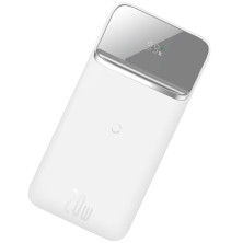 УМБ Baseus Magnetic 1in2 10000mAh 20W 3A QC3.0+PD3.0 з Бездротовою зарядкою Qi 10W Білий