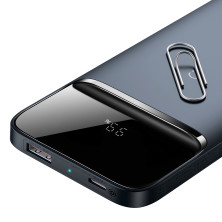 УМБ Baseus Magnetic 1in2 10000mAh 20W 3A QC3.0+PD3.0 с Беспроводной зарядкой Qi 10W Синий