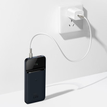 УМБ Baseus Magnetic 1in2 10000mAh 20W 3A QC3.0+PD3.0 с Беспроводной зарядкой Qi 10W Синий