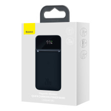 УМБ Baseus Magnetic 1in2 10000mAh 20W 3A QC3.0+PD3.0 с Беспроводной зарядкой Qi 10W Синий