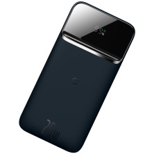 УМБ Baseus Magnetic 1in2 10000mAh 20W 3A QC3.0+PD3.0 з Бездротовою зарядкою Qi 10W Синій