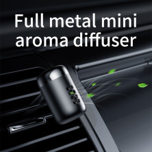 Ароматизатор у машину Baseus Little Fatty In-vehicle Fragrance та 5 арома-картриджів (SUXUN-PDA01) Чорний