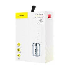 Ароматизатор у машину Baseus Little Fatty In-vehicle Fragrance та 5 арома-картриджів (SUXUN-PD0S) Сріблястий