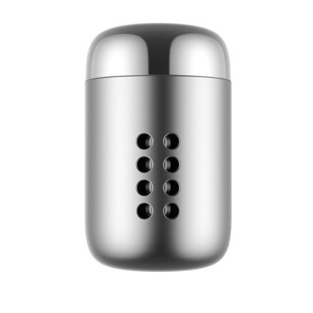 Ароматизатор у машину Baseus Little Fatty In-vehicle Fragrance та 5 арома-картриджів (SUXUN-PD0S) Сріблястий