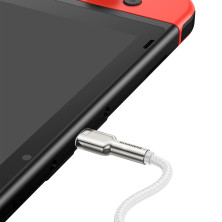 Кабель Baseus Cafule Metal Cable Type-C to Type-C 100W 20V 5A 1m Белый
