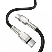 Кабель Baseus Cafule Metal Cable Type-C to Type-C 100W 20V 5A 2m Черный