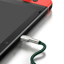 Кабель Baseus Cafule Metal Cable Type-C to Type-C 100W 20V 5A 1m Зеленый