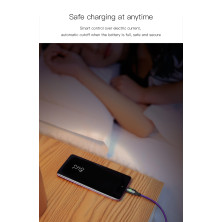 Кабель Baseus C-shaped Light Intelligent power-off Cable USB to Type-C QC3.0 3A 1m Фиолетовый