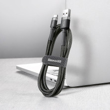 Кабель Baseus Cafule Cable USB to Type-C QC3.0 3A 1m Чорний