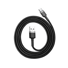 Кабель Baseus Cafule Cable USB to Type-C QC3.0 3A 1m Чорний
