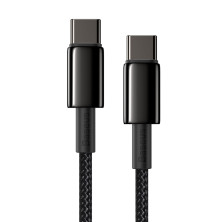 Кабель Baseus Tungsten Gold Fast Charging Data Cable Type-C to Type-C 100W 20V 5A 2m Черный