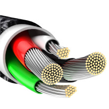 Кабель Baseus Tungsten Gold Fast Charging Data Cable USB to Lightning 2.4A 1m Чорний