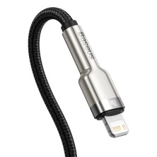 Кабель Baseus Cafule Metal Cable Type-C to Lightning PD 20W 2.4А 2m Чорний