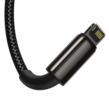 Кабель Baseus Tungsten Gold Fast Charging Data Cable 3-in-1 Cable USB to Lightning+Type-C+MicroUSB 3.5А 1.5m Черный