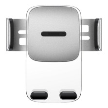 Автодержатель для телефона Baseus Easy Control Clamp Air Outlet Version в воздуховод Серебристый