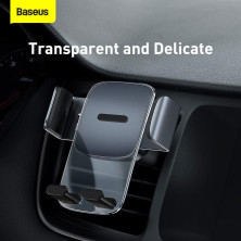Автодержатель для телефона Baseus Easy Control Clamp Air Outlet Version в воздуховод Черный