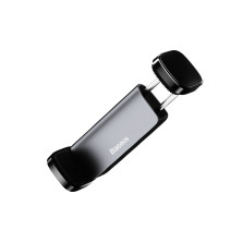Автодержатель для телефона Baseus Steel Cannon Air Outlet Car Mount в воздуховод Черный