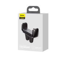 Автодержатель для телефона Baseus Steel Cannon Air Outlet Car Mount в воздуховод Черный