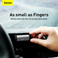 Автодержатель для телефона Baseus Steel Cannon Air Outlet Car Mount в воздуховод Серебристый