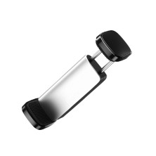 Автодержатель для телефона Baseus Steel Cannon Air Outlet Car Mount в воздуховод Серебристый
